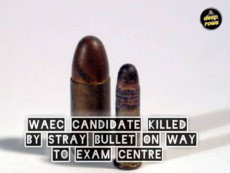 stray bullet killed student in Ibadan image